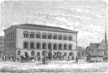 1866-1870 г.  - Дания, Копенгаген. Национальный банк. Архитектор Херхольдт (дат. Johan Daniel Herhold).