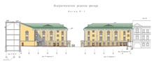 Колористическое решение фасада