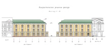 Колористическое решение фасада